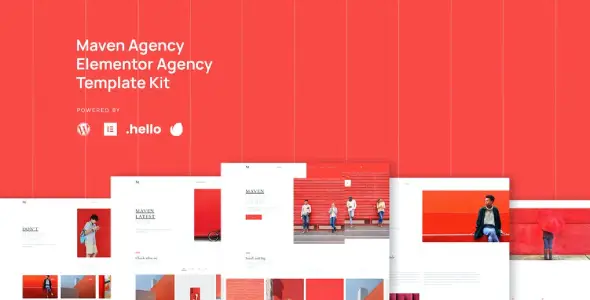 Maven – Business Agency Elementor Template Kit
